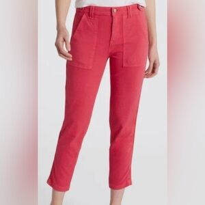 NWT: Pistola Red Cropped Pants
